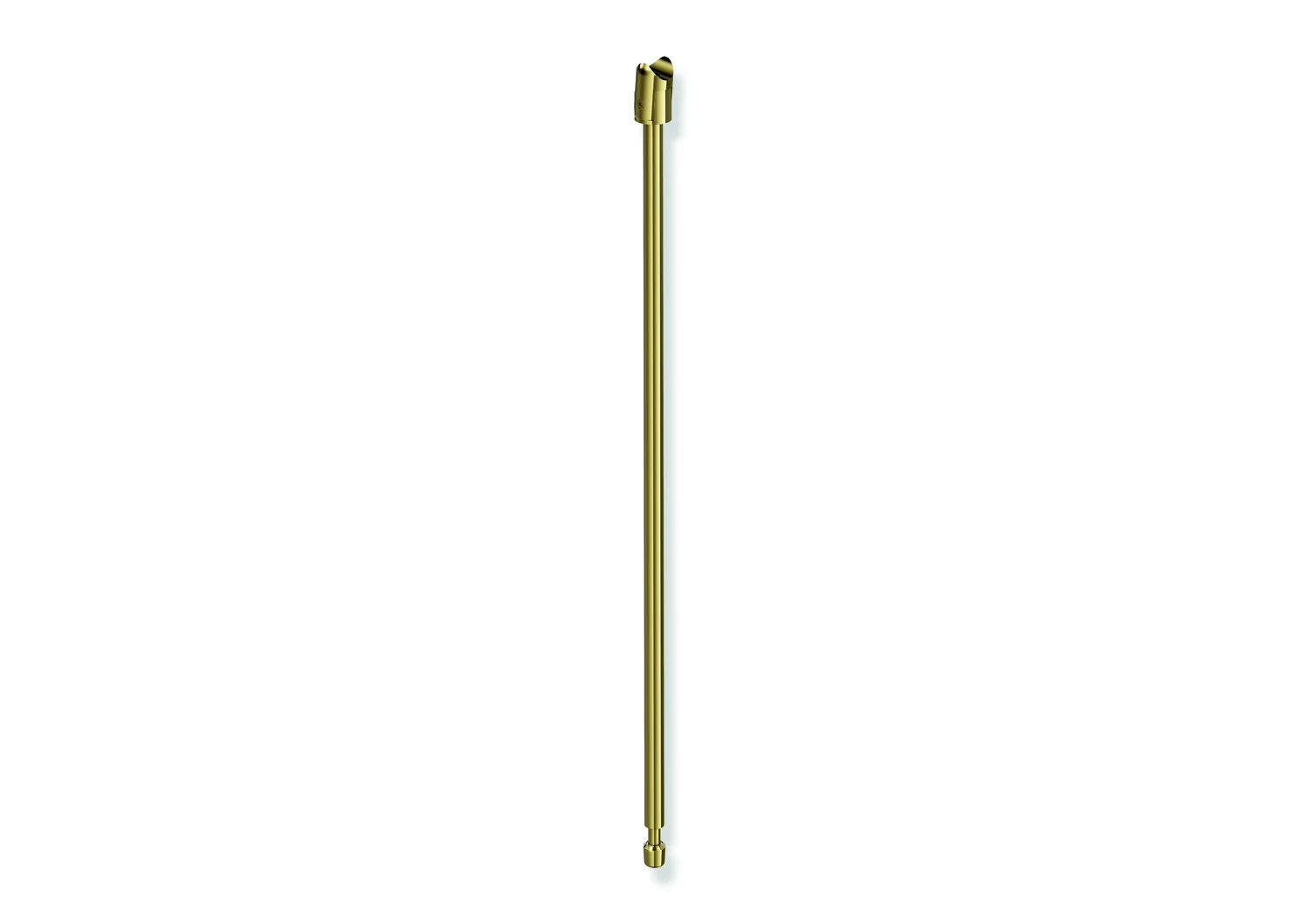 HEWI Bodenstütze System 900, Edelstahl PVD gold glänzend, Montagehöhe 760 mm, Länge 645 mm HEWI Bodenstütze System 900, Edelstahl PVD gold glänzend, Montagehöhe 760 mm, Länge 645 mm