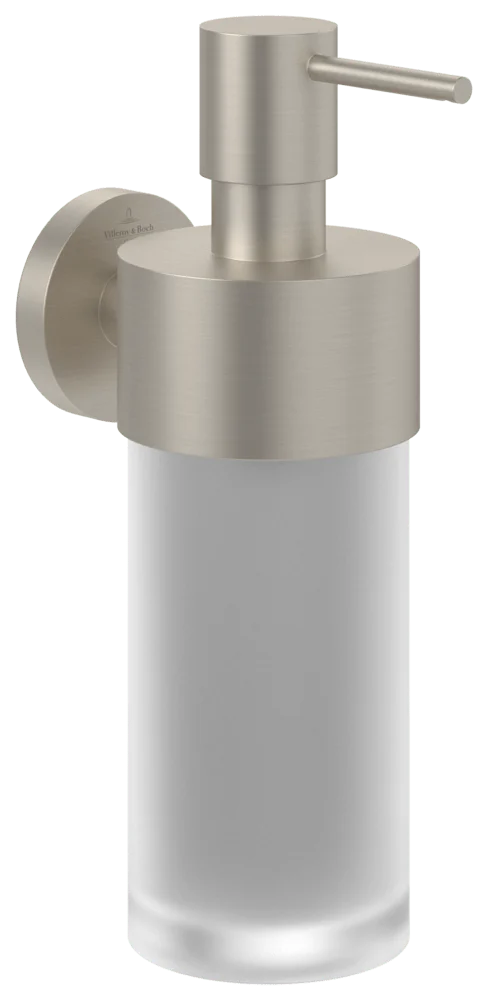 Villeroy & Boch Seifenspender Elements - Tender Brushed Nickel Matt 70x120x209mm Villeroy & Boch Seifenspender Elements - Tender Brushed Nickel Matt 70x120x209mm