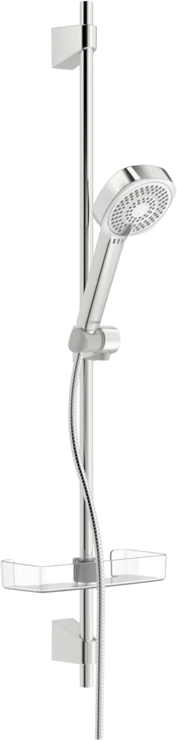 HansaBASICJET Style Wandstangen-Brausenset 4479 3-strahlig Chrom
