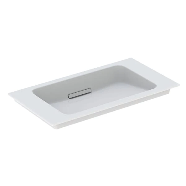 Schrankwaschtisch „One“ mit horizontalem Ablauf 75 × 40 cm mit KeraTect® Schrankwaschtisch „One“ mit horizontalem Ablauf 75 × 40 cm mit KeraTect®
