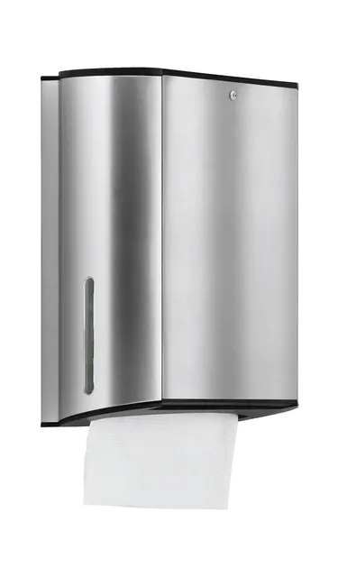 KEUCO PLAN Papiertuchspender Edelstahl-finish / schwarz KEUCO PLAN Papiertuchspender Edelstahl-finish / schwarz