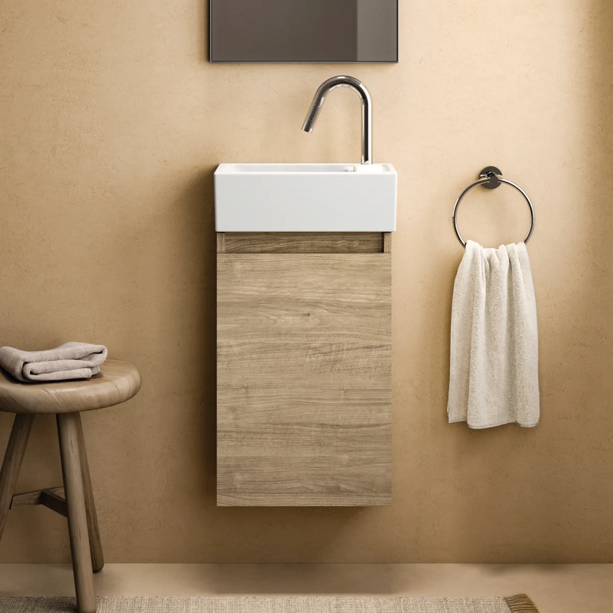 Ideal Standard Waschtischunterschrank „Eurovit+“ 35,4 × 55 × 20,2 cm Hamilton Eiche Ideal Standard Waschtischunterschrank „Eurovit+“ 35,4 × 55 × 20,2 cm Hamilton Eiche