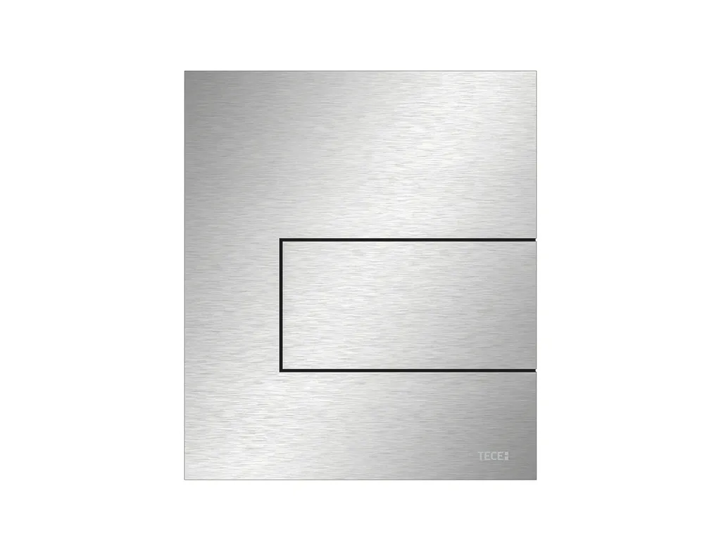 square Urinal-Betätigungsplatte m. Kart. Metall, Edelstahl gebürstet square Urinal-Betätigungsplatte m. Kart. Metall, Edelstahl gebürstet