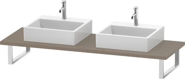 Duravit Konsole „L-Cube“ in Leinen