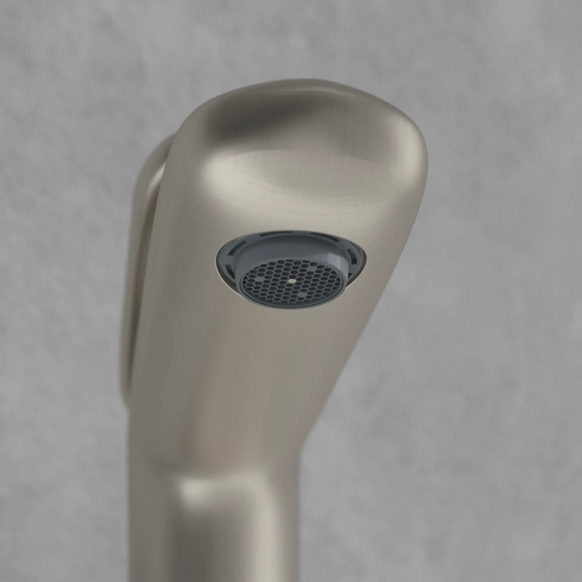 Einhand-Waschtischarmatur „Antao“ 18,4 cm Ausladung 135 mm in Brushed Nickel Matt Einhand-Waschtischarmatur „Antao“ 18,4 cm Ausladung 135 mm in Brushed Nickel Matt