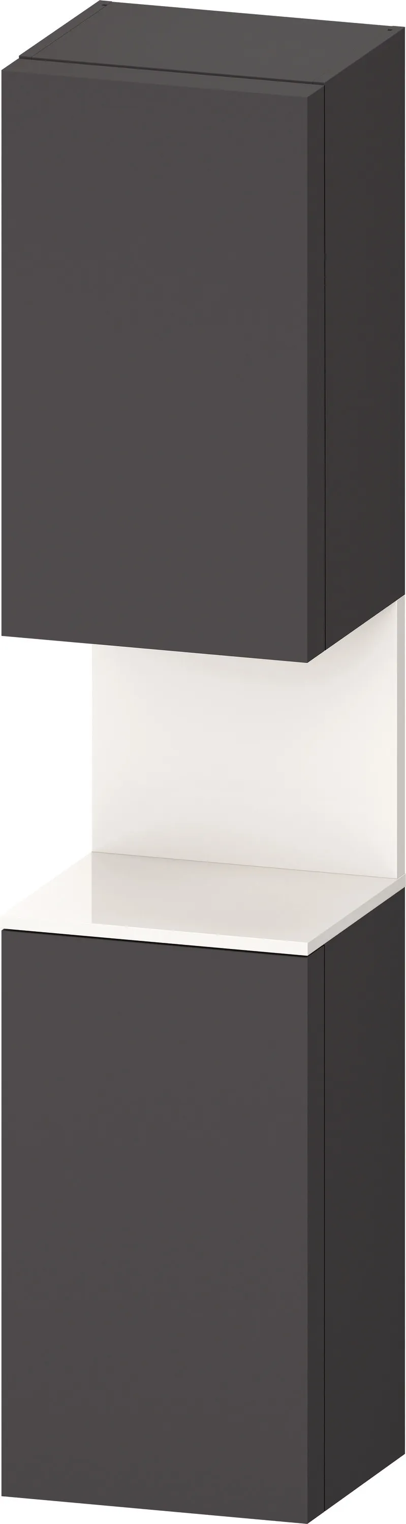 Duravit Hochschrank „Qatego“ 40 × 176 × 36 cm in, mit Beleuchtung