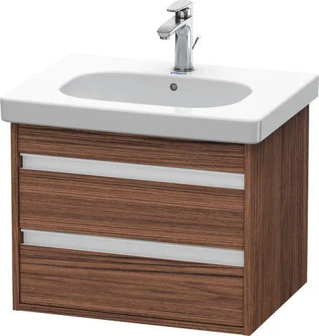 Duravit Waschtischunterschrank wandhängend „Ketho“ 60 × 48 × 45,5 cm Nussbaum Dunkel