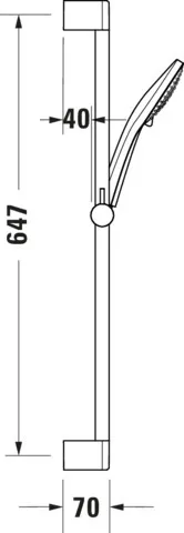 Duravit Zubehör Armaturen Brauseset DU Brauseset 700m, Handbrause 3-Jet Soft Rain/Rain/Int.Rain, BS 1600, Schwarz Duravit Zubehör Armaturen Brauseset DU Brauseset 700m, Handbrause 3-Jet Soft Rain/Rain/Int.Rain, BS 1600, Schwarz