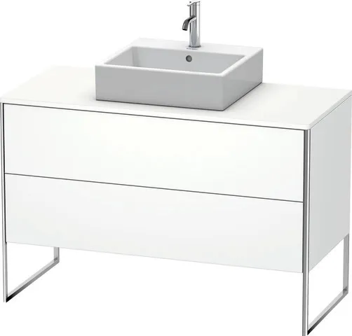 Duravit Waschtischunterschrank bodenstehend „XSquare“ 120 × 77,8 × 54,8 cm Weiß Matt Duravit Waschtischunterschrank bodenstehend „XSquare“ 120 × 77,8 × 54,8 cm Weiß Matt