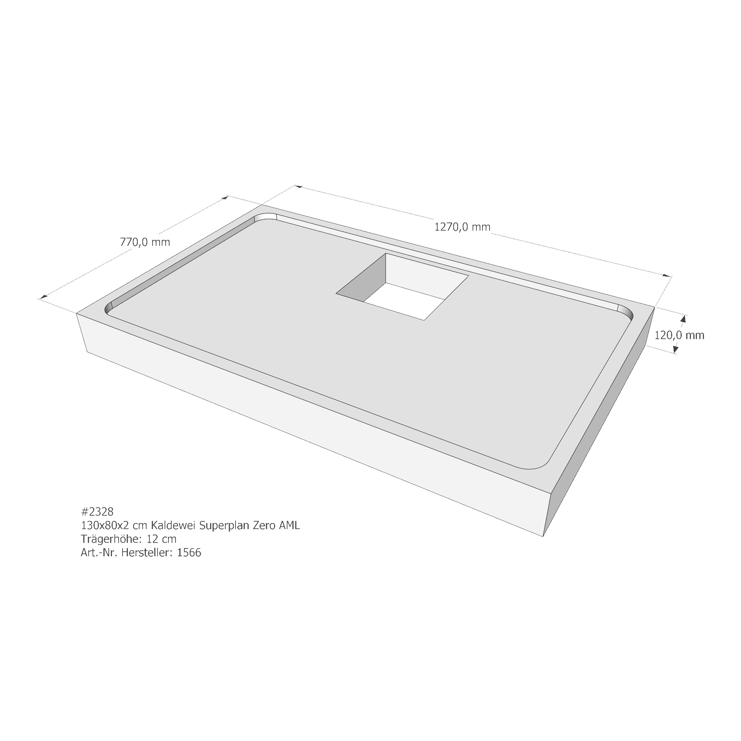 Duschwannenträger für Kaldewei Superplan Zero 130 × 80 × 2 cm Breite: 80 cm / Länge: 130 cm Duschwannenträger für Kaldewei Superplan Zero 130 × 80 × 2 cm Breite: 80 cm / Länge: 130 cm
