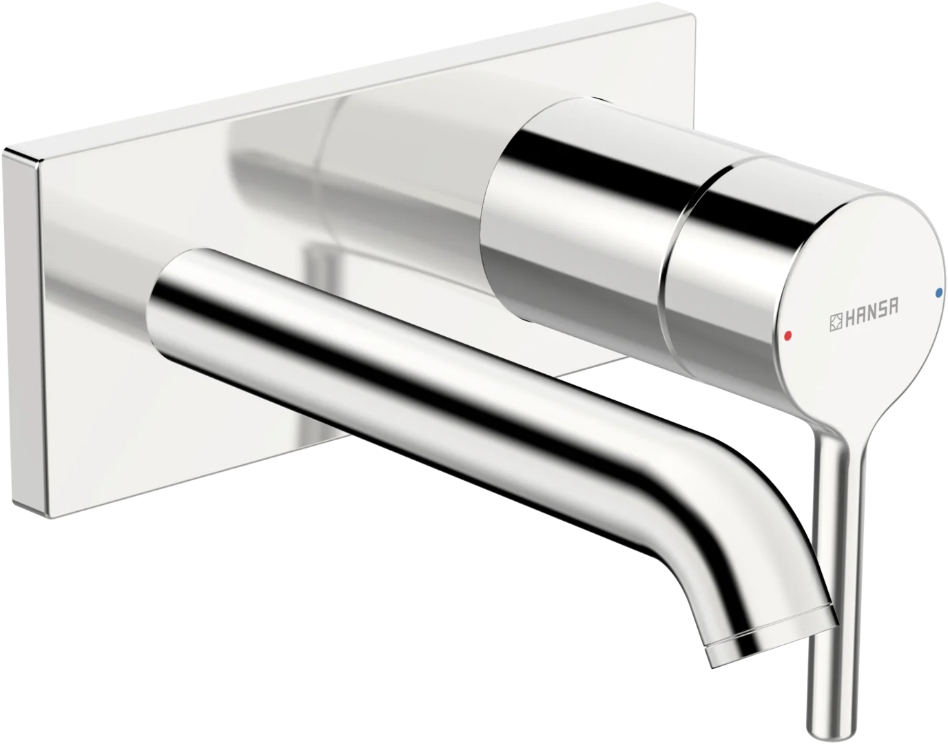 HansaVANTIS Style Waschtischarmatur, Wandmontage, Einhebelmischer, Chrom HansaVANTIS Style Waschtischarmatur, Wandmontage, Einhebelmischer, Chrom