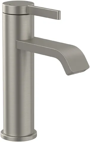 Einhand-Waschtischarmatur „Dawn“ 12,3 cm Ausladung 100 mm in Brushed Nickel Matt