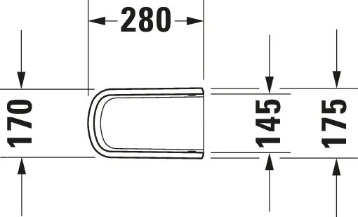 Halbsäule Nohne 1 Weiß hgl. 280x175x290mm, wandhängend Halbsäule Nohne 1 Weiß hgl. 280x175x290mm, wandhängend