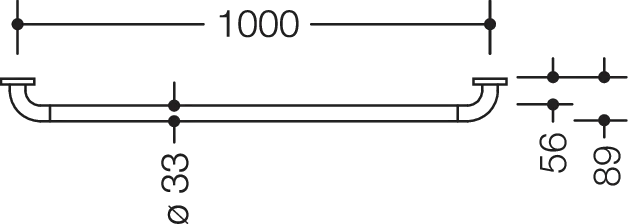 HEWI Haltegriff „Serie 801“ in Felsgrau HEWI Haltegriff „Serie 801“ in Felsgrau