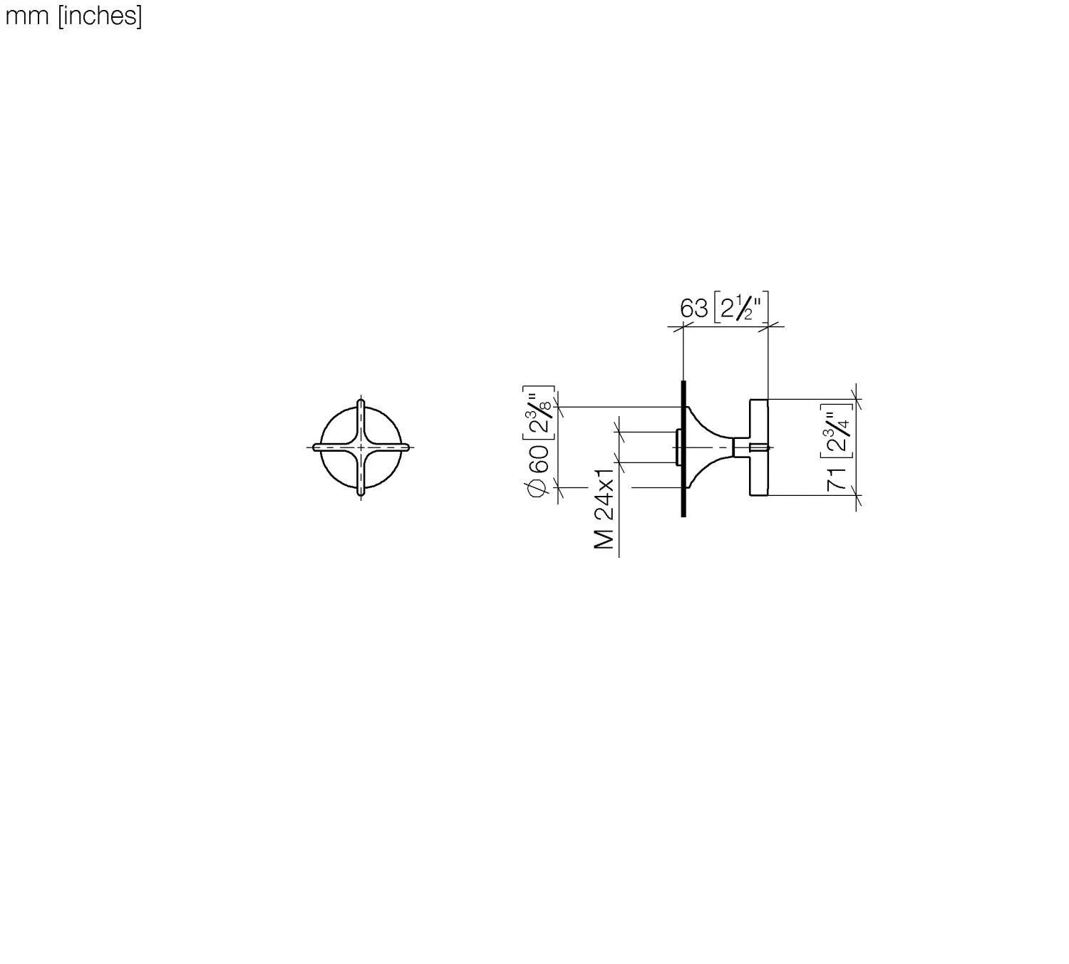Dornbracht VAIA Bad Unterputzventil rechtsschließend Chrom 36607809 Dornbracht VAIA Bad Unterputzventil rechtsschließend Chrom 36607809