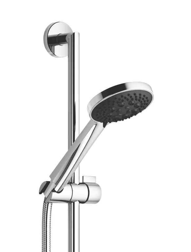 Dornbracht Duschgarnitur ohne Handbrause, SERIENSPEZIFISCH 26413625, Gold gebürstet PVD, Stichmaß 800 mm, Rosette Ø 55 mm, Rohrdurchmesser 18 mm, Brauseschlauch 1750 mm mit Verdrehschutz