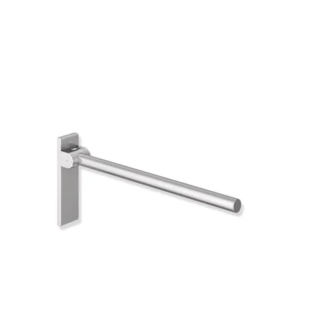 HEWI Stützklappgriff Mono, Design B, System 900, Edelstahl, Ausladung 600 mm