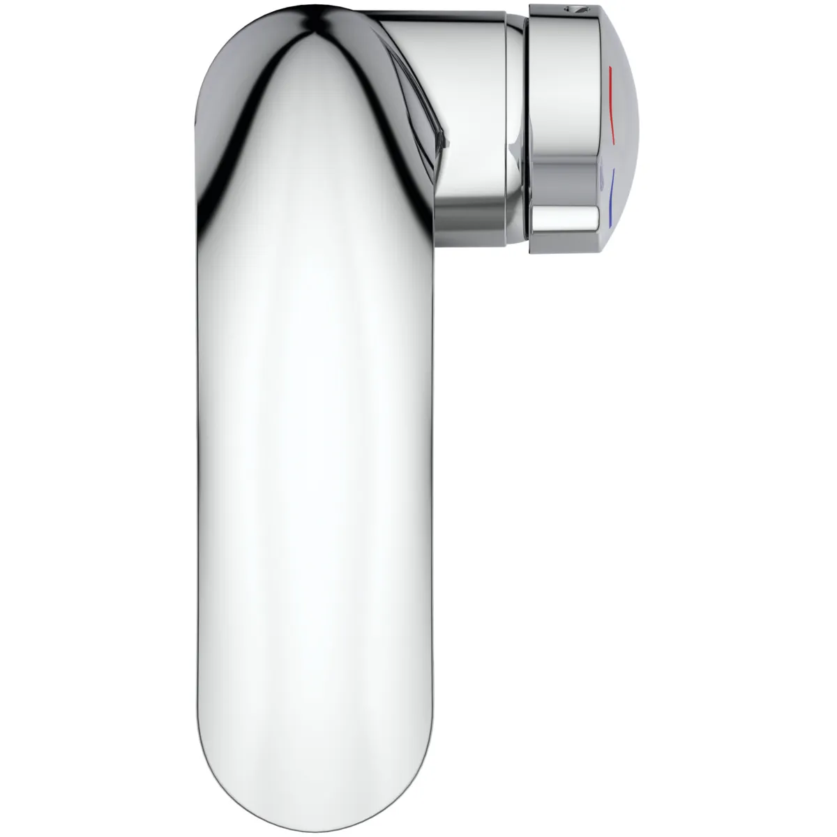 Waschtischarmatur Melange, ohne Ablaufgarnitur, mit verlängerter Sockel, Ausladung 149mm, Chrom Waschtischarmatur Melange, ohne Ablaufgarnitur, mit verlängerter Sockel, Ausladung 149mm, Chrom