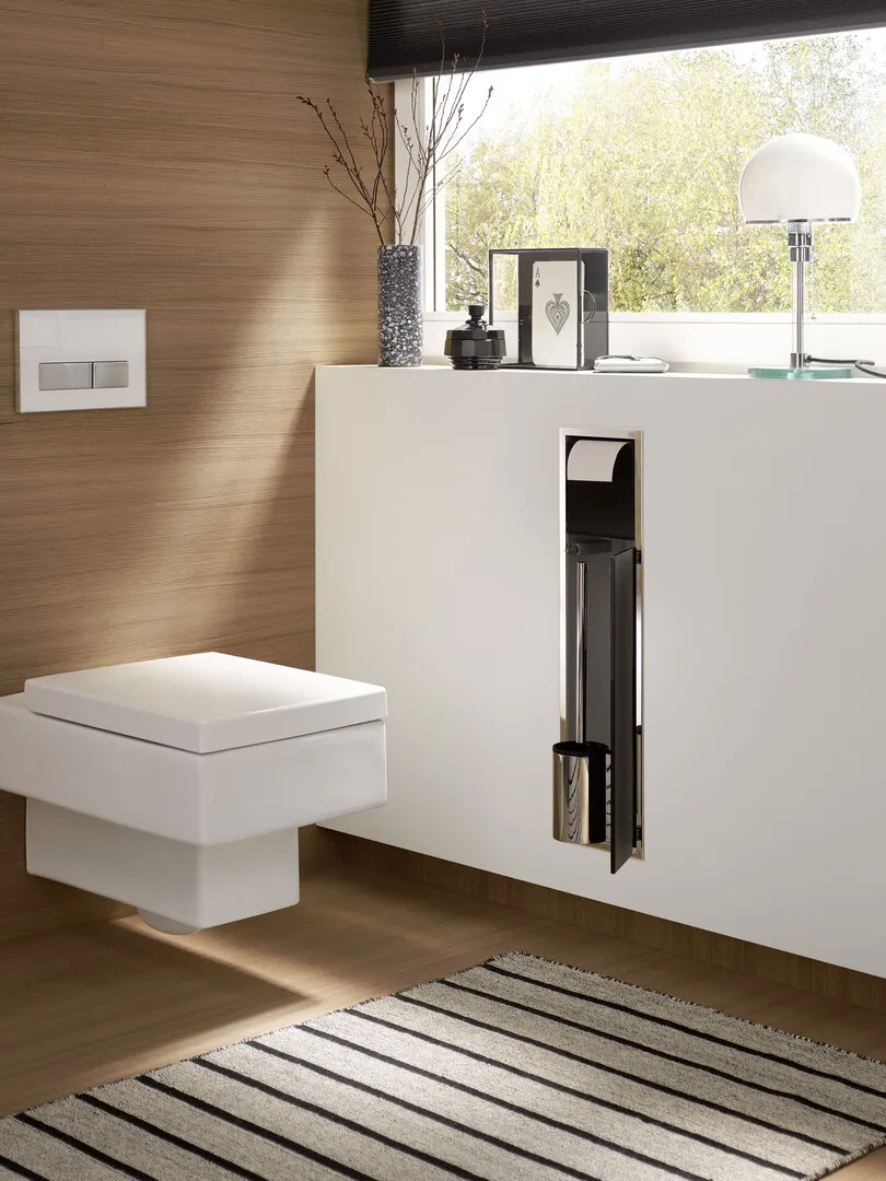 emco WC-Modul „asis module 150“ 16,8 × 65,4 × 15,31 cm in chrom / optiwhite emco WC-Modul „asis module 150“ 16,8 × 65,4 × 15,31 cm in chrom / optiwhite