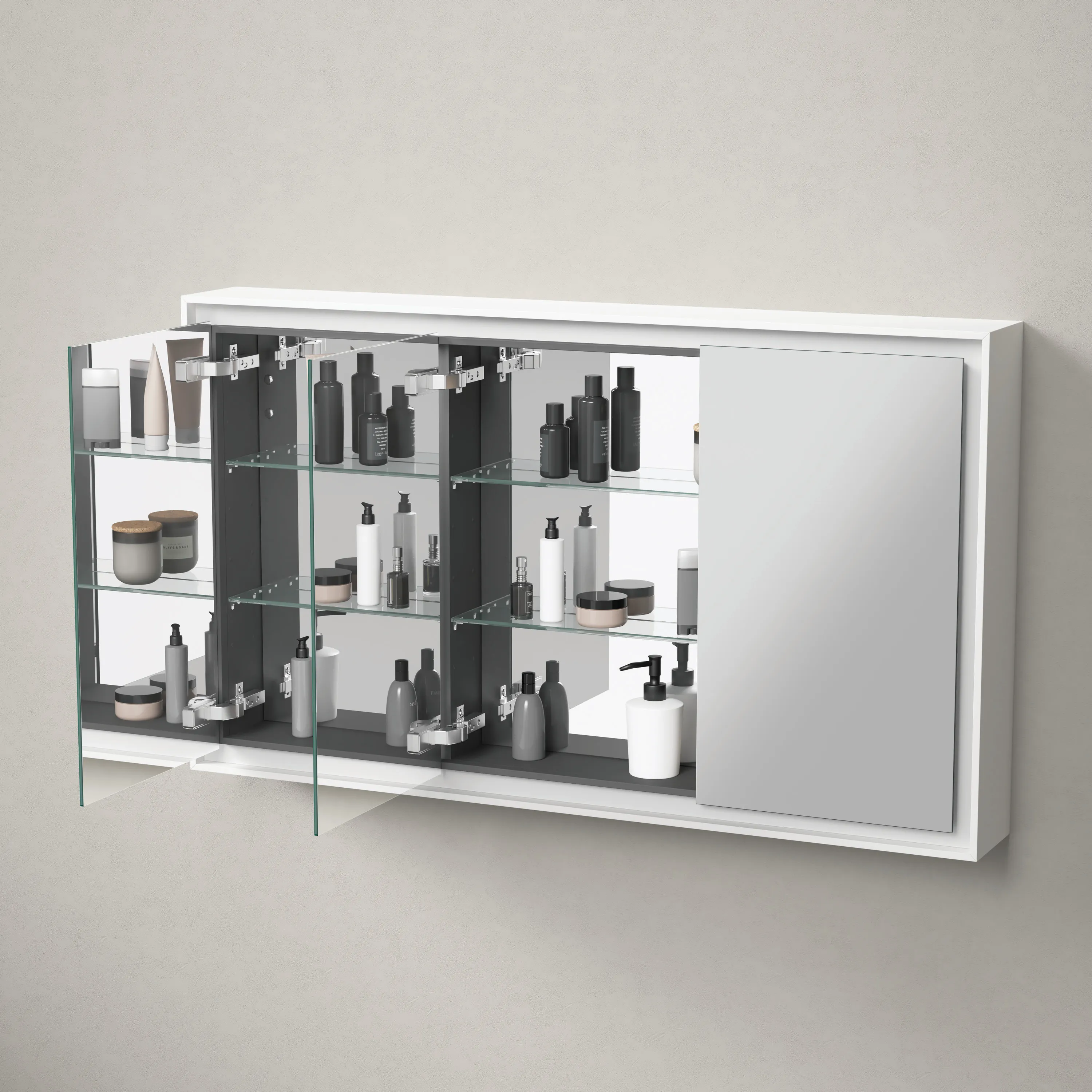 Duravit Spiegelschrank Version: Sensor „L-Cube“ 120 × 70 × 15,5 cm Duravit Spiegelschrank Version: Sensor „L-Cube“ 120 × 70 × 15,5 cm