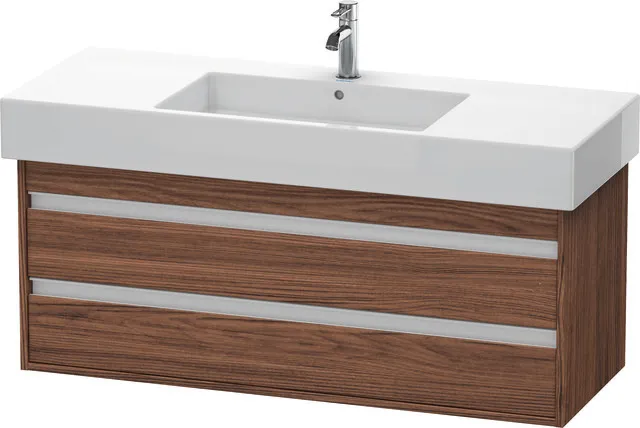 Duravit Waschtischunterschrank wandhängend „Ketho“ 120 × 48 × 45,5 cm Nussbaum Dunkel Duravit Waschtischunterschrank wandhängend „Ketho“ 120 × 48 × 45,5 cm Nussbaum Dunkel