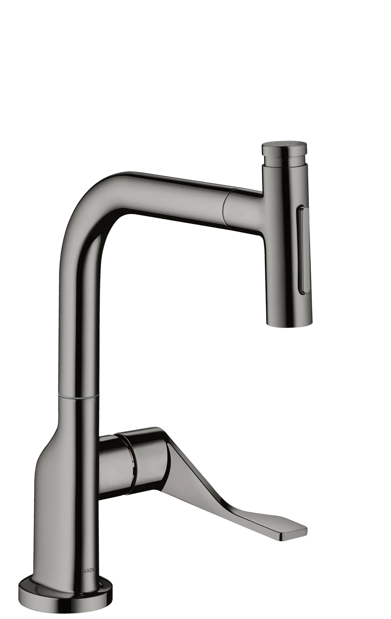 Hansgrohe AXOR Citterio Einhebel-Küchenmischer Select 230 2jet mit Ausziehbrause, Polished Black Chrome Hansgrohe AXOR Citterio Einhebel-Küchenmischer Select 230 2jet mit Ausziehbrause, Polished Black Chrome