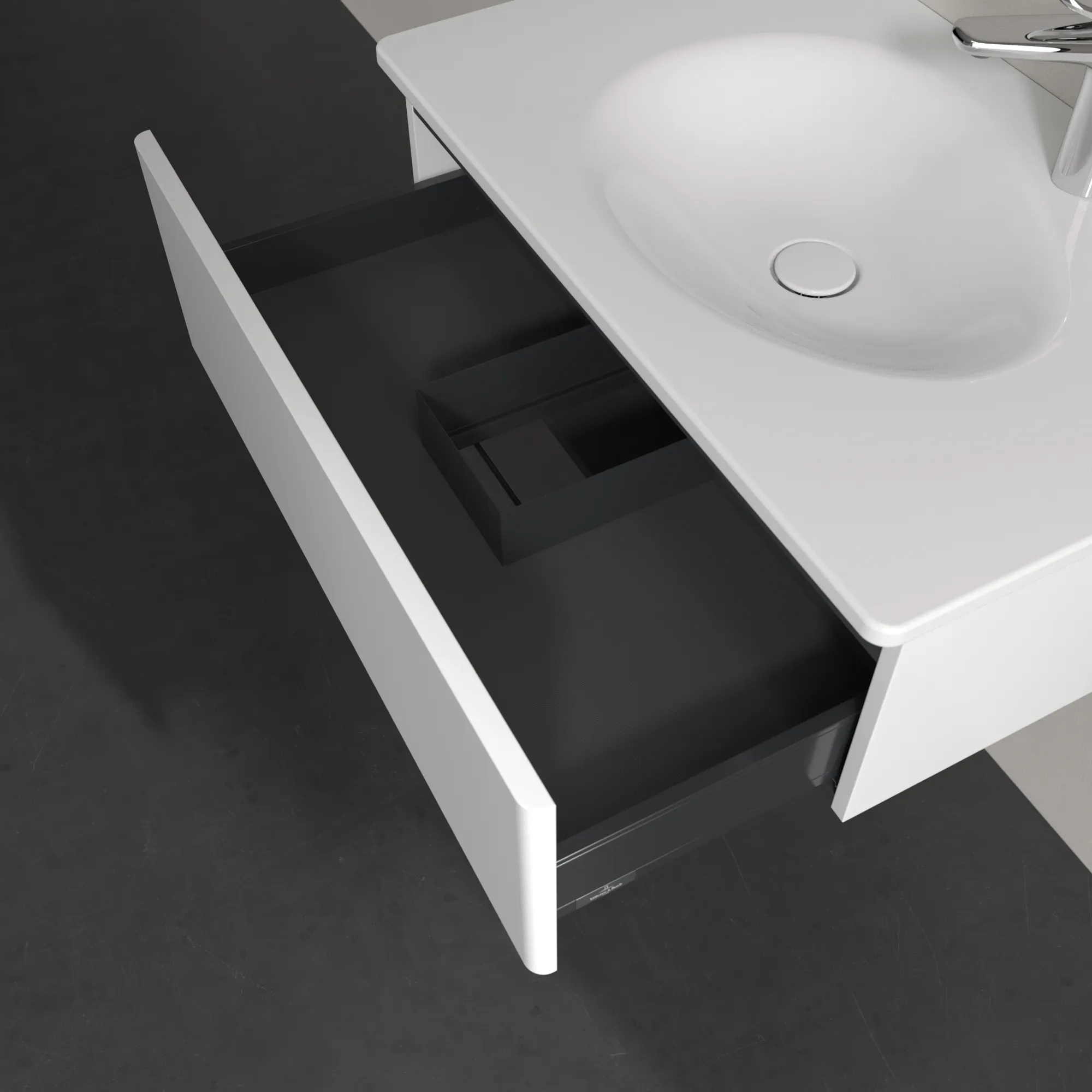 Villeroy & Boch Antao Waschbeckenunterschrank K01, 788x256x496 mm, White Matt Lacquer Villeroy & Boch Antao Waschbeckenunterschrank K01, 788x256x496 mm, White Matt Lacquer