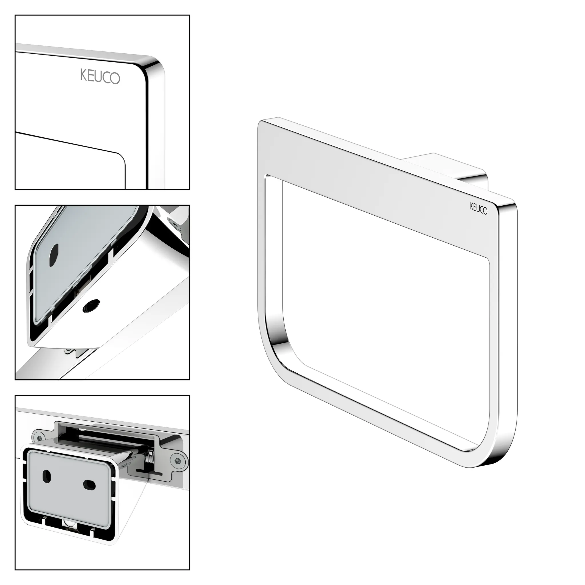 KEUCO AVENO Handtuchring verchromt KEUCO AVENO Handtuchring verchromt