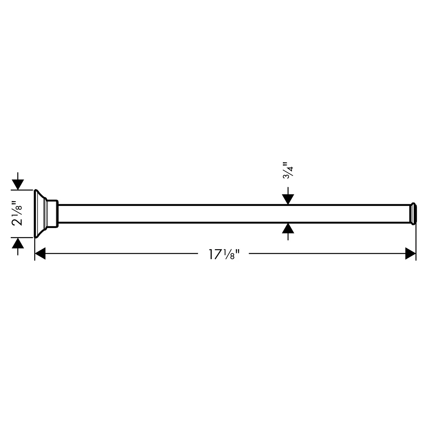 Handtuchhalter Axor Montreux einarmig chrom Handtuchhalter Axor Montreux einarmig chrom