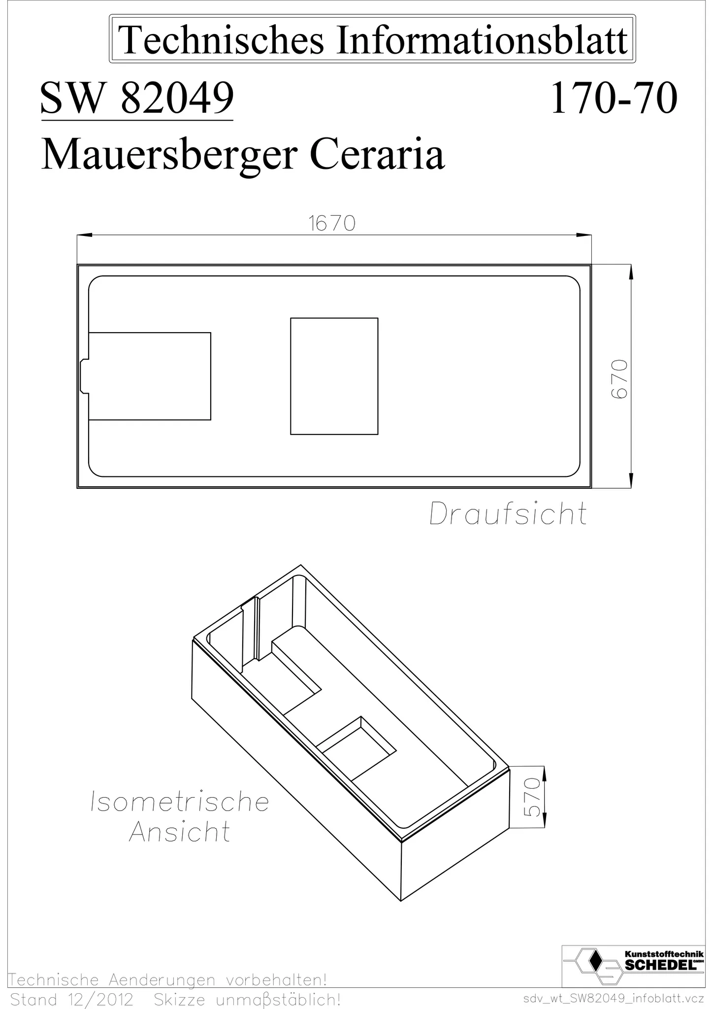 Mauersberger ceraria Zubehör Styroporträger Badewannen 170⁄70 schräg Mauersberger ceraria Zubehör Styroporträger Badewannen 170⁄70 schräg
