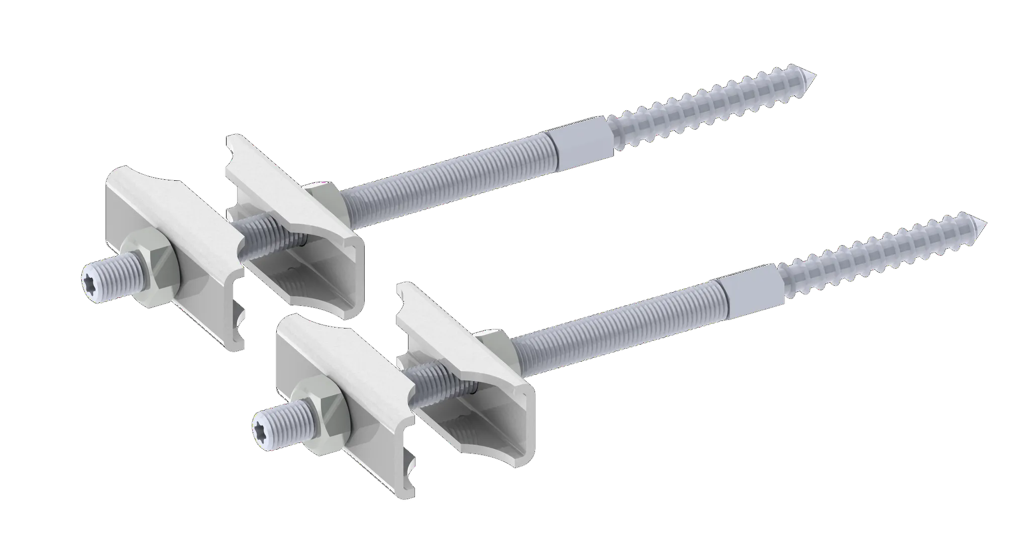 Zubehör Set TSK, 2xTSK160 L=160 mm, RAL 9016 Zubehör Set TSK, 2xTSK160 L=160 mm, RAL 9016