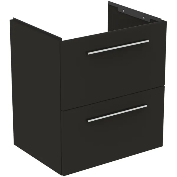 Ideal Standard i.life A Waschtischunterschrank T6850NV 2 Auszüge 580x440x630mm Carbongrau matt
