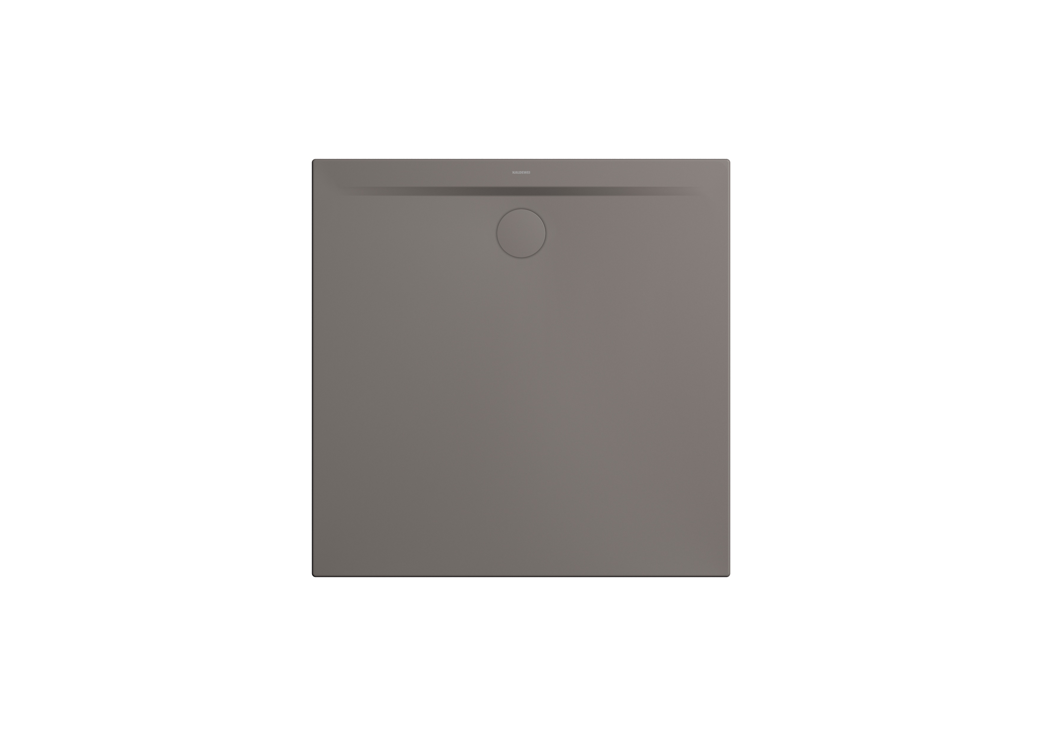 Kaldewei quadrat Duschwanne „Superplan Zero“ 80 × 80 cm ohne Oberflächenveredelung, in warm grey 70