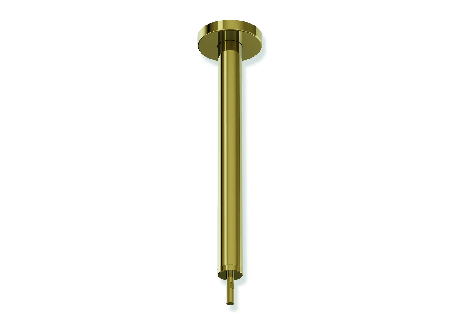 HEWI Deckenabhängung System 900, Edelstahl PVD Gold glänzend, Länge 300 mm, kürzbar auf 200 mm, Durchmesser 25 mm HEWI Deckenabhängung System 900, Edelstahl PVD Gold glänzend, Länge 300 mm, kürzbar auf 200 mm, Durchmesser 25 mm