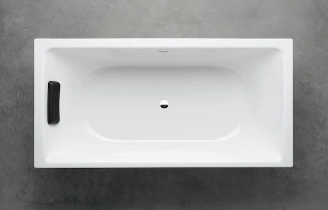Relax schwarz, 1 Stück, Ausstattung / Oberfläche, Badewanne, 330x115x45 mm