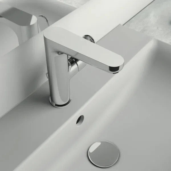 Ideal Standard Waschtischarmatur Cerafine O, H155, mit Ablaufgarnitur, Ausladung 135mm, Chrom Ideal Standard Waschtischarmatur Cerafine O, H155, mit Ablaufgarnitur, Ausladung 135mm, Chrom