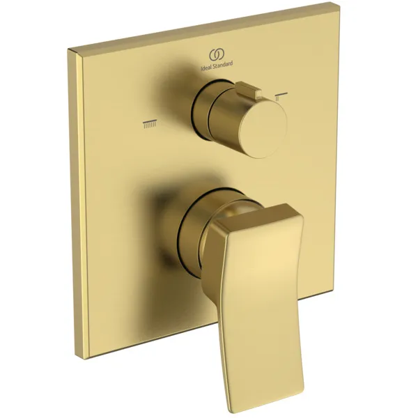 Ideal Standard Badearmatur Unterputz Conca Brushed Gold