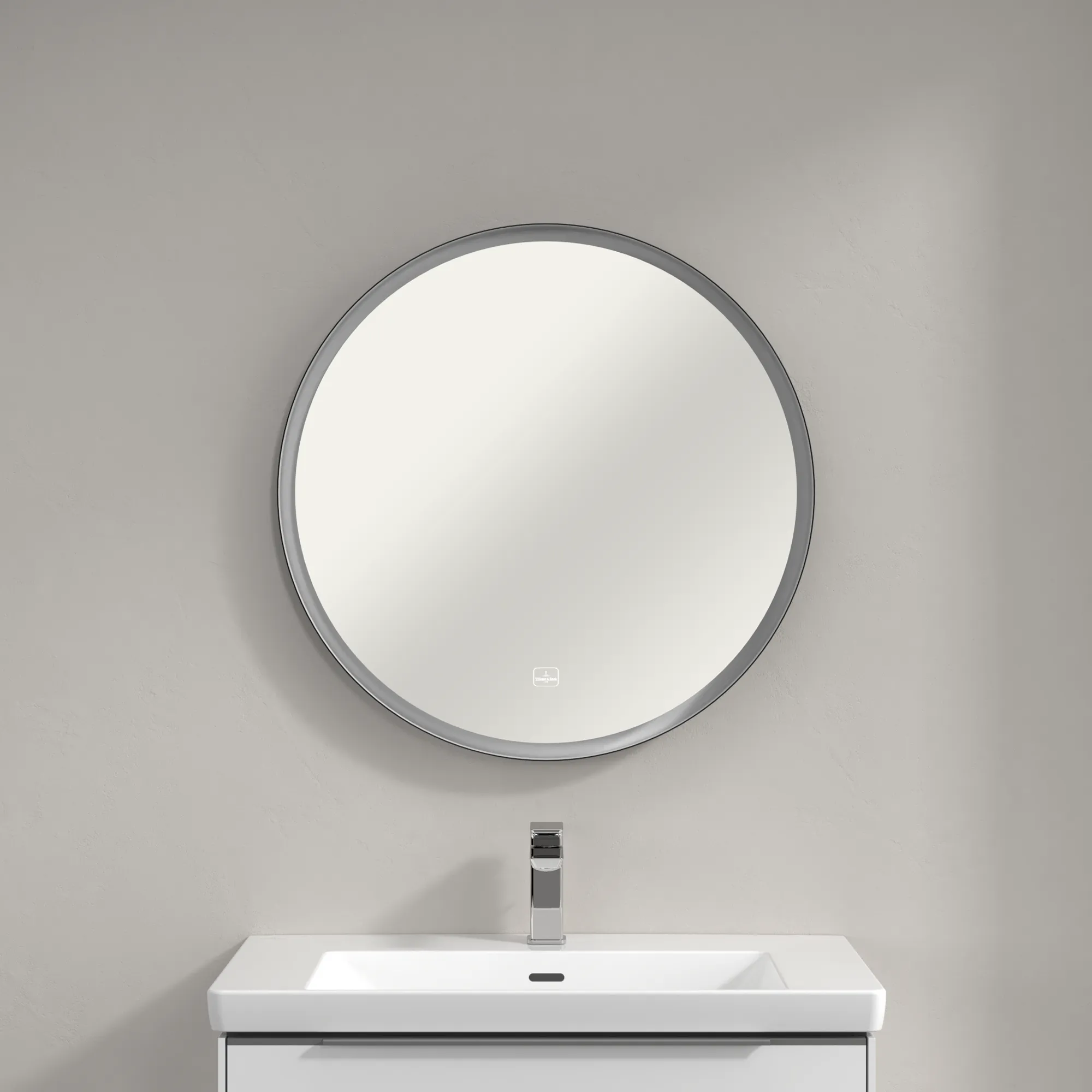 Villeroy & Boch Spiegel „Subway 3.0“ ⌀ 712 mm in BiColour (Black Matt, White Matt) Villeroy & Boch Spiegel „Subway 3.0“ ⌀ 712 mm in BiColour (Black Matt, White Matt)
