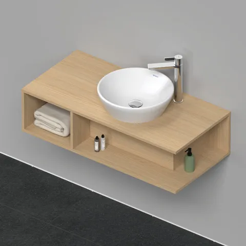 Duravit Waschtischunterschrank wandhängend „D-Neo“ 100 × 26 × 48 cm Eiche Natur