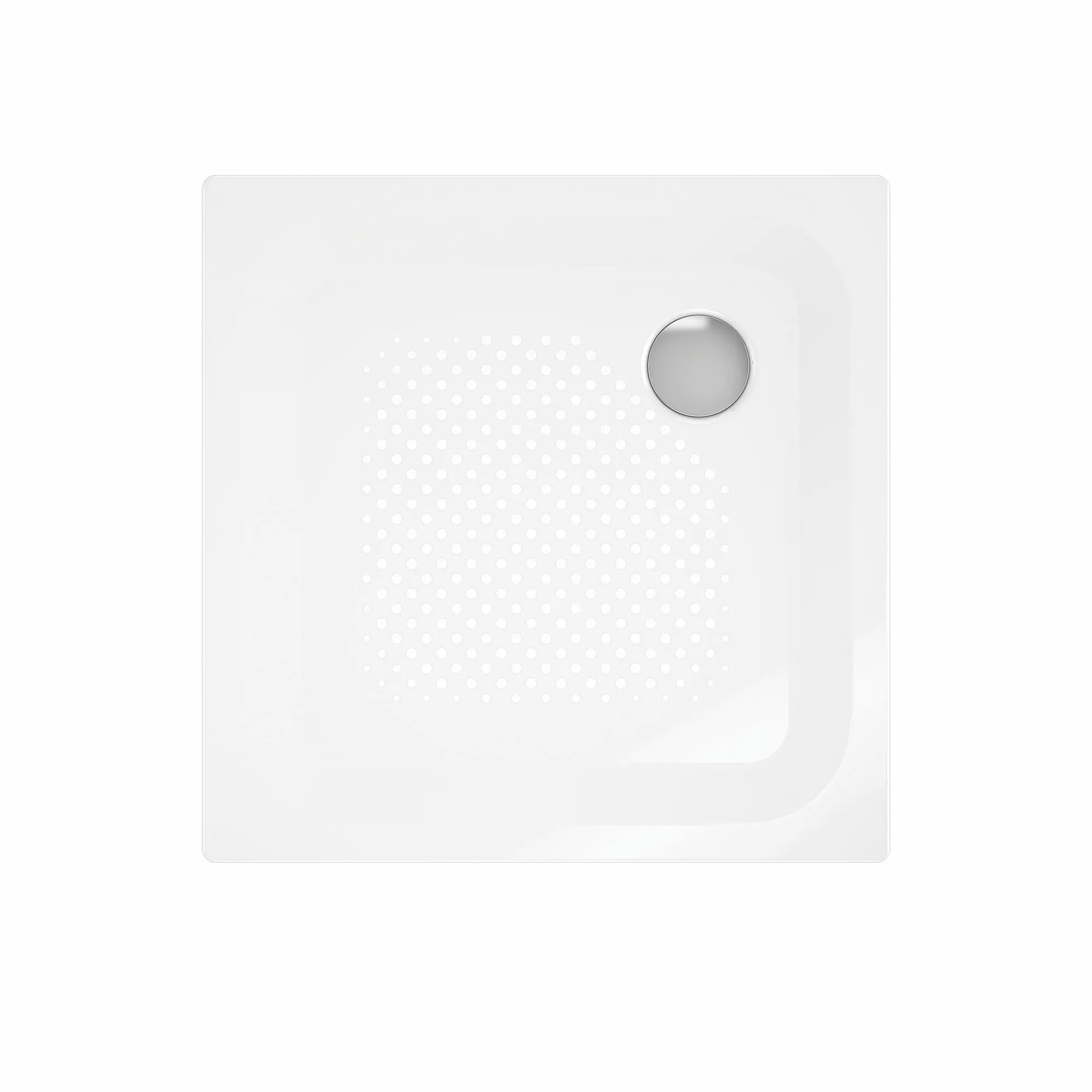 Laufen Duschwanne „PLATINA“ 800 × 800 mm mit Antislip, in Weiß
