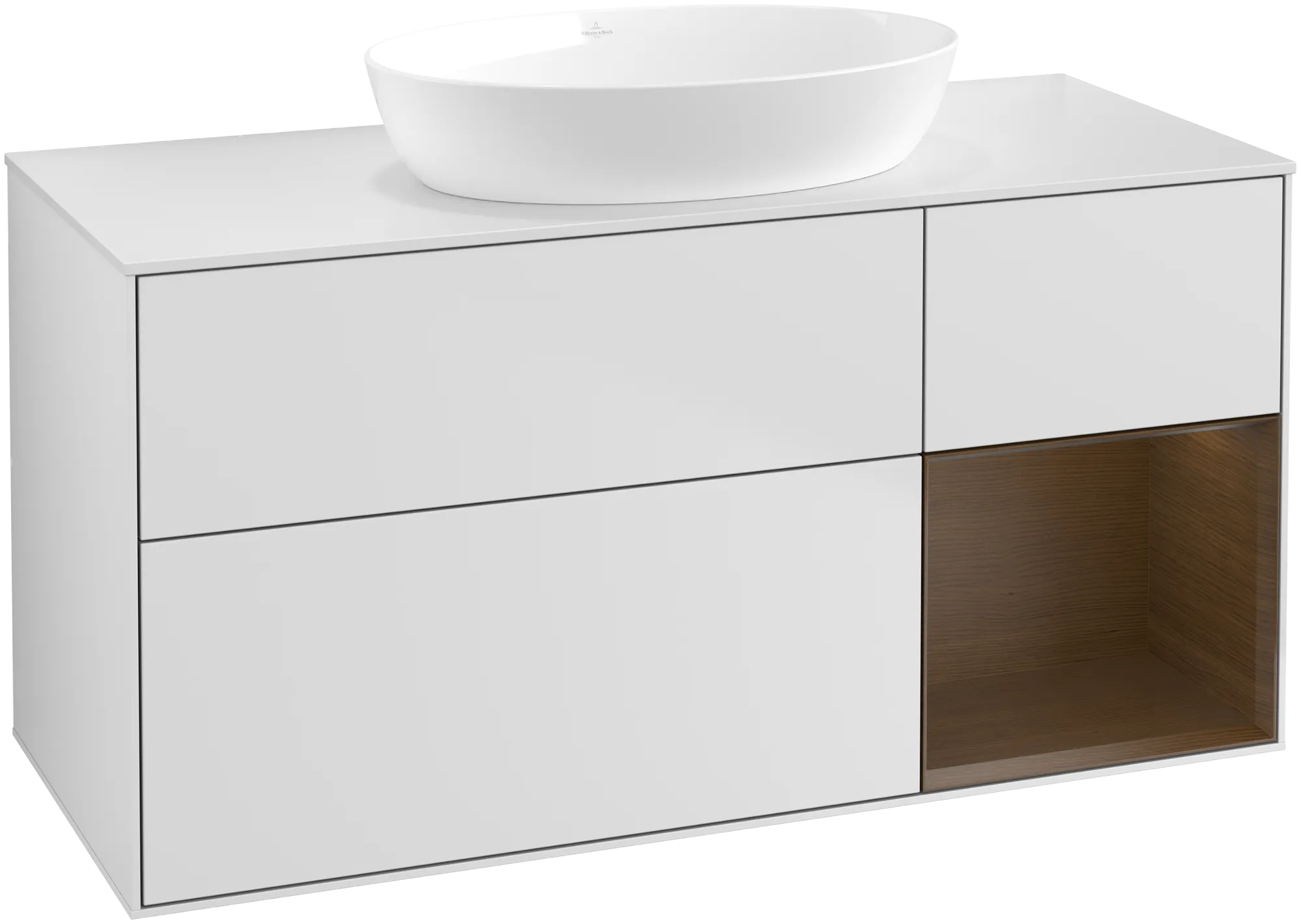 Villeroy & Boch Finion Waschbeckenunterschrank FA7 1200x603x501mm mit Beleuchtung