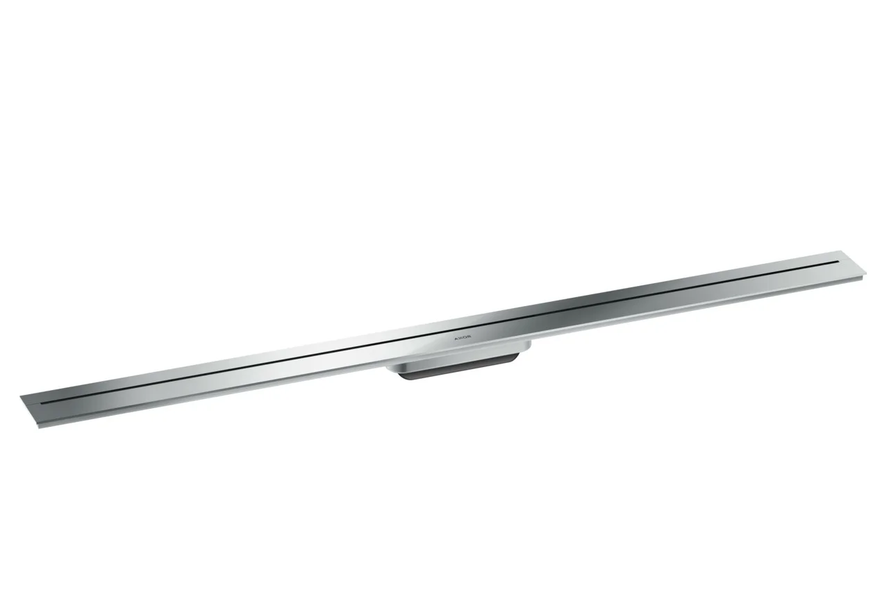 Hansgrohe AXOR Drain Fertigset Duschrinne 1200 mm wandangebunden Chrom Edelstahl V2A (1.4301) Hansgrohe AXOR Drain Fertigset Duschrinne 1200 mm wandangebunden Chrom Edelstahl V2A (1.4301)