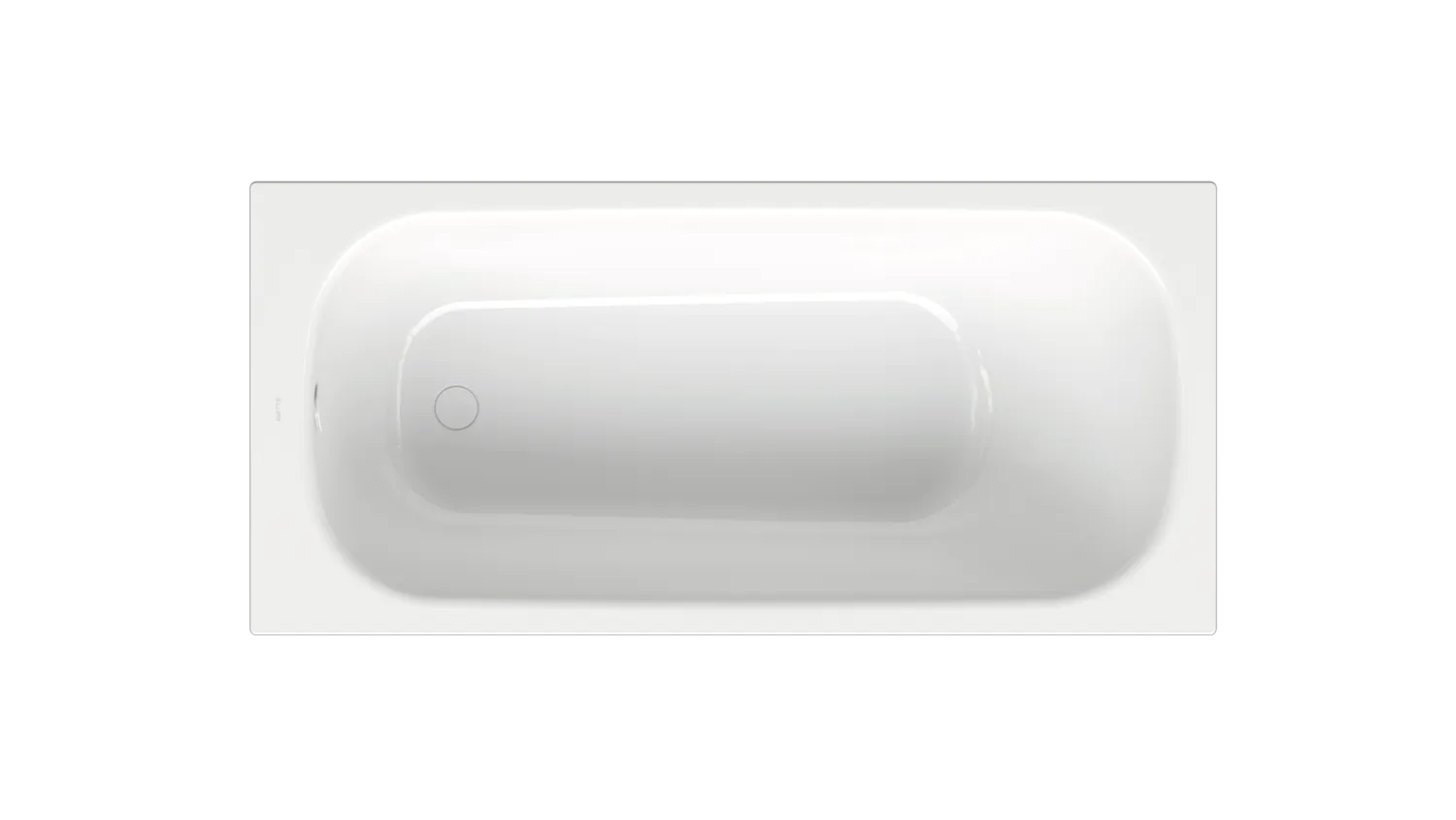 Bette BetteClassic Badewanne Rechteck 1600x750x450 mm Weiß glasierter Titan-Stahl Einbau Unterbau 1-Sitzer Bade-Duschkombination