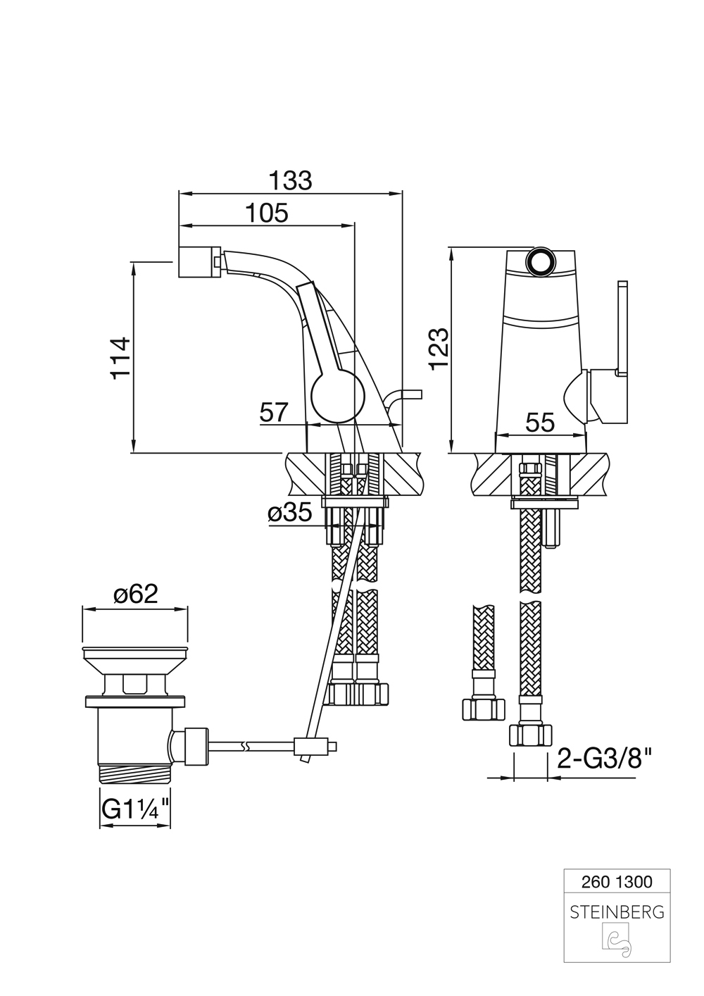 Steinberg Serie 260 Armatur