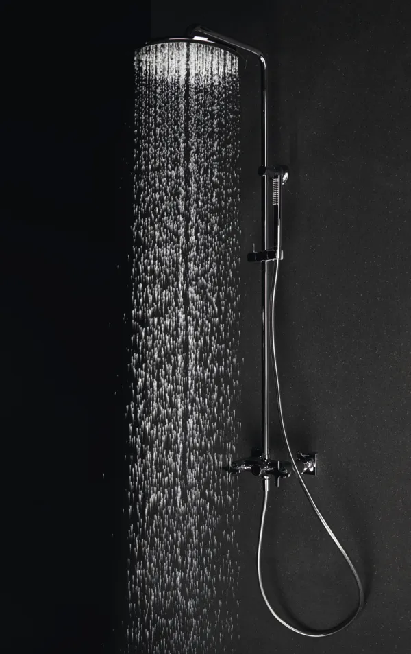 Ideal Standard Joy Neo Duschsystem mit Einhebel-Brausearmatur Kreuzgriffe Chrom Ideal Standard Joy Neo Duschsystem mit Einhebel-Brausearmatur Kreuzgriffe Chrom