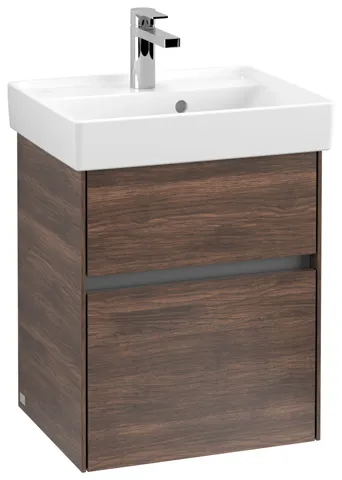 Villeroy & Boch Waschtischunterschrank „Collaro“ 460 × 546 × 374 mm Arizona Oak, für Becken mittig, ohne Beleuchtung