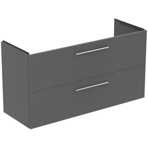 Ideal Standard Waschtischunterschrank „i.lifeA“ 120 × 63 × 44 cm Quarzgrau matt Ideal Standard Waschtischunterschrank „i.lifeA“ 120 × 63 × 44 cm Quarzgrau matt