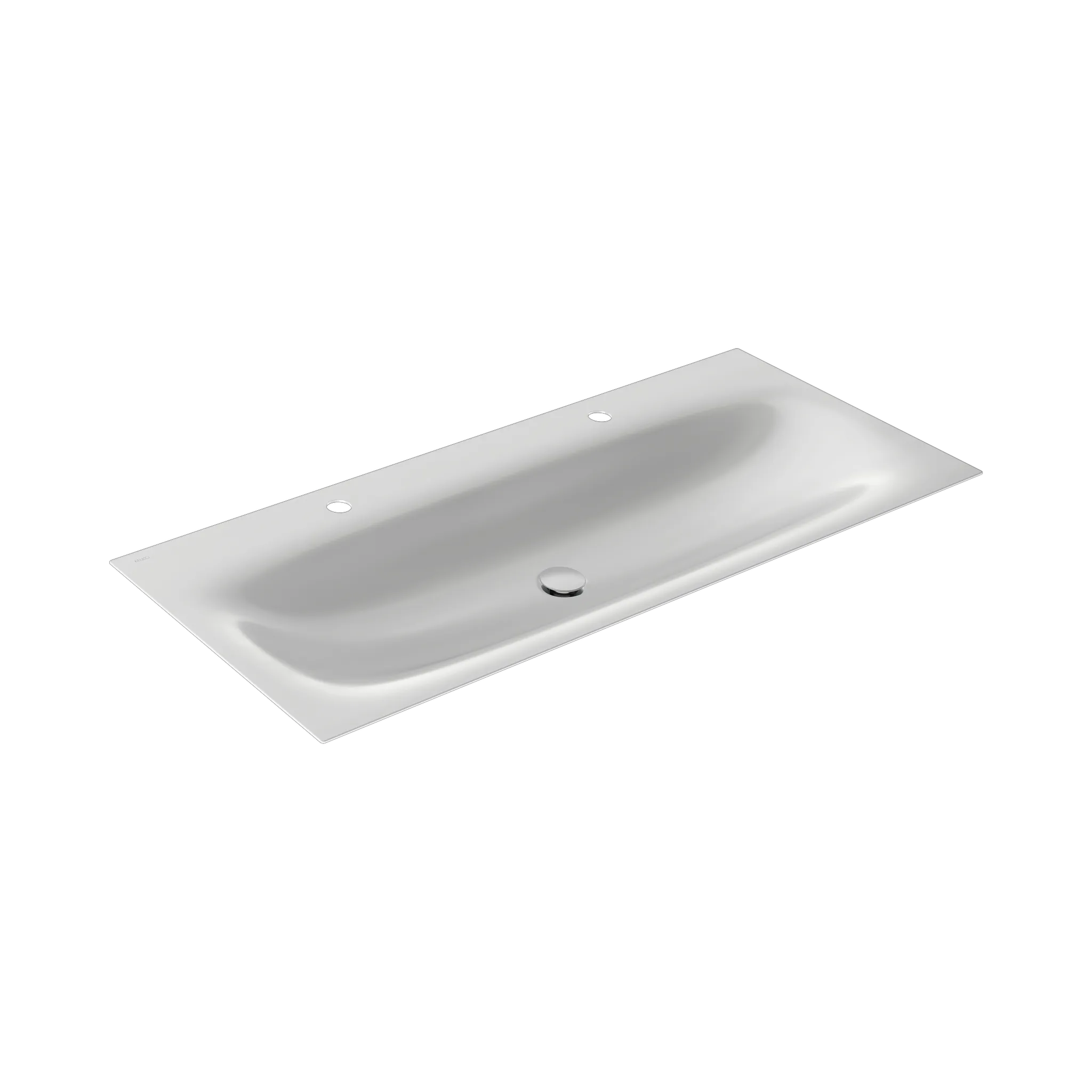 KEUCO Emaille-Einbauwaschtisch „Edition 11 Art“ in Manhattan, 1206 × 493 × 4 mm