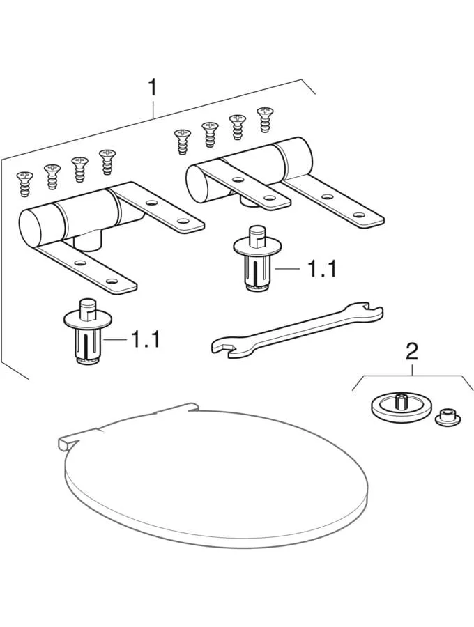 Geberit WC-Sitz ehemals Keramag „Cassini“ in weiß alpin, Quick Release Geberit WC-Sitz ehemals Keramag „Cassini“ in weiß alpin, Quick Release