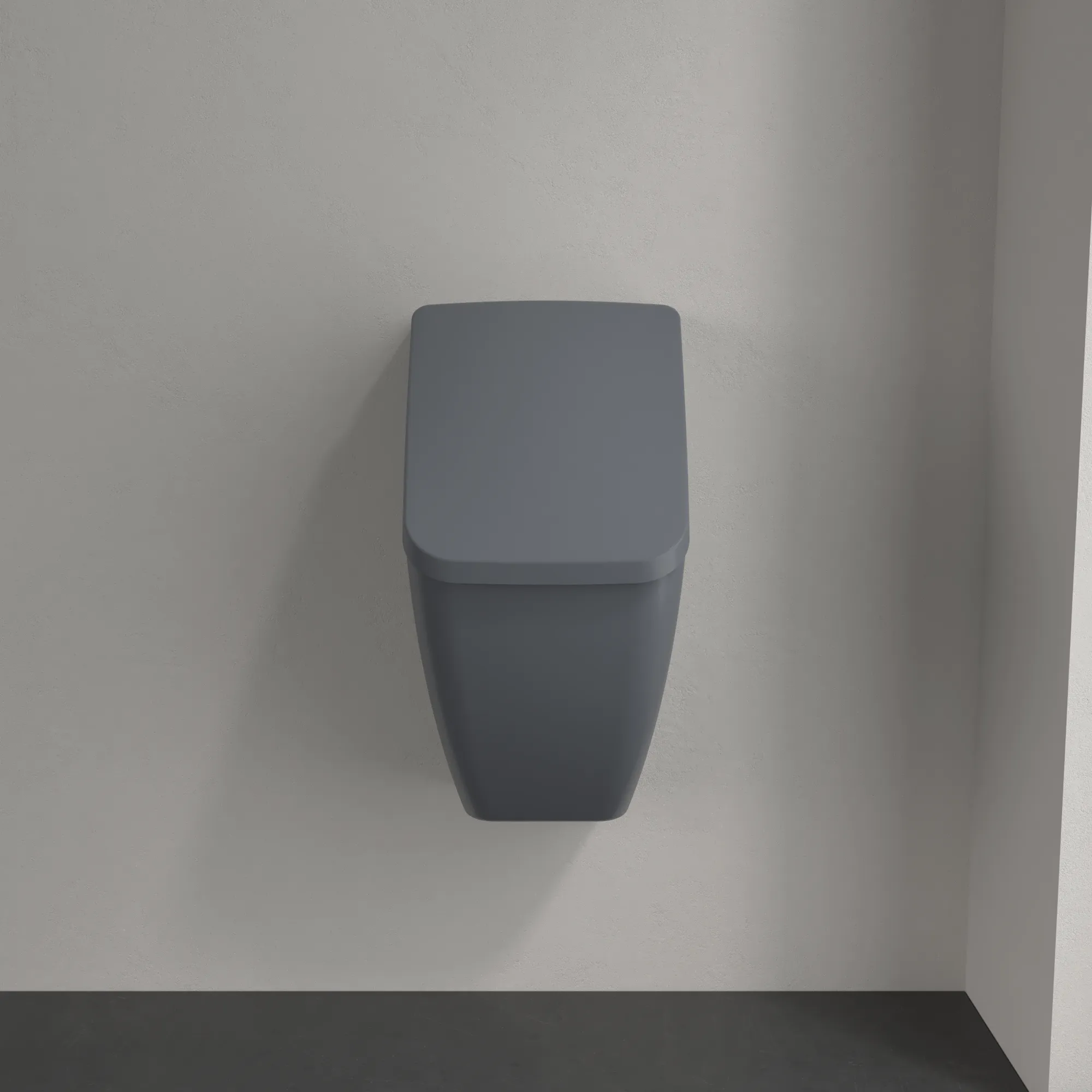 Absaug-Urinal DirectFlush „Venticello“, Befestigung verdeckt, ohne Zielobjekt, Zulauf verdeckt 28,5 × 32 × 54,5 cm in Graphite Absaug-Urinal DirectFlush „Venticello“, Befestigung verdeckt, ohne Zielobjekt, Zulauf verdeckt 28,5 × 32 × 54,5 cm in Graphite